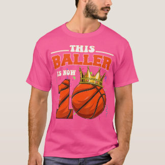 T-shirt Basket-ball 10E Anniversaire Fille Boy Bball 10 An