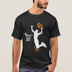 T-shirt Basket-ball 6 ans Dunk 6 ans Fête Boys