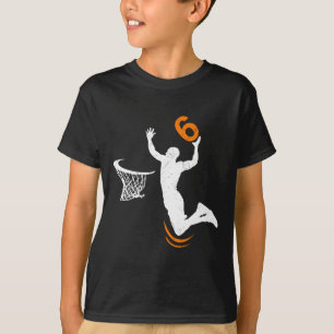 T-shirt Basket-ball 6 ans Dunk 6 ans Fête Boys