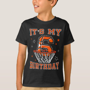 T-shirt Basket-ball 6e Anniversaire Dunk Don Pour 6 Annive