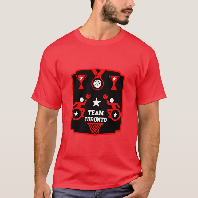 T-shirt Basket-ball Adaptive Handicap (Devant)
