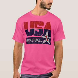 T-shirt Basket-ball américain vintage