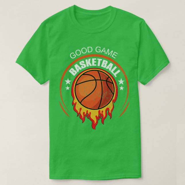 T-shirt basket-ball bon jeu 1 (Design devant)