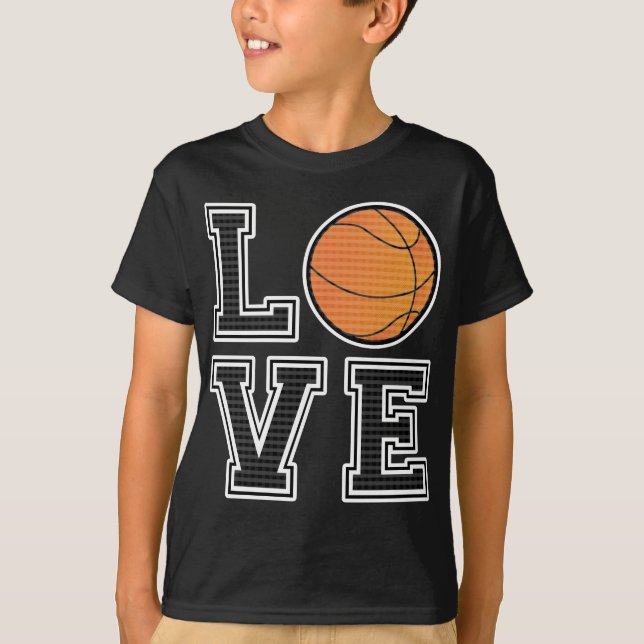 T-shirt Basket-ball d'amour (Devant)