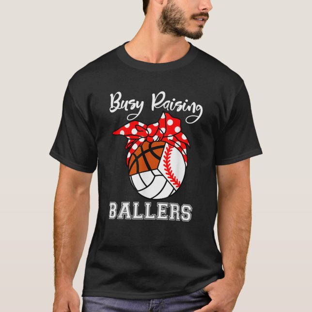 T-shirt Basket-ball de baseball de ballon de base-ball de  (Devant)
