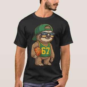 T-shirt Basket-ball de paresseux 67 Argot de la Génération