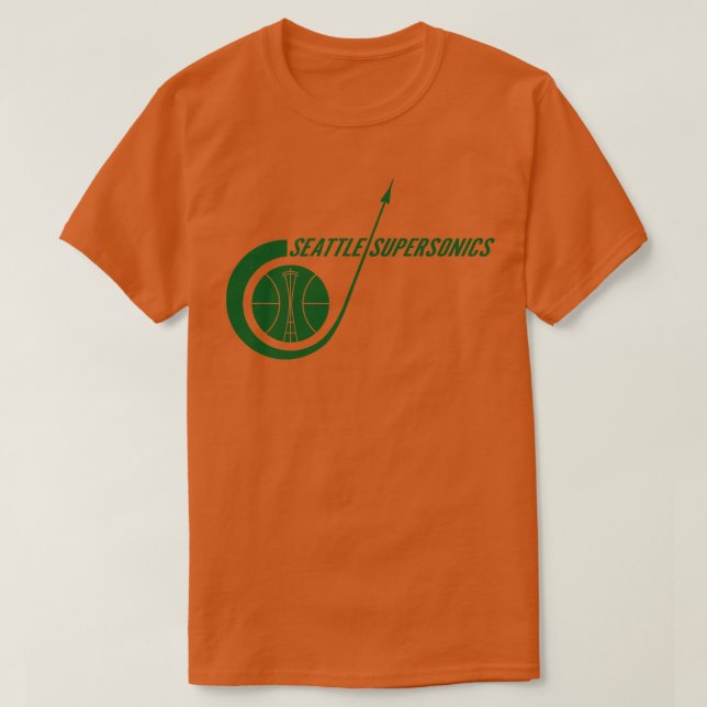 T-shirt Basket-ball de Seattle (Design devant)