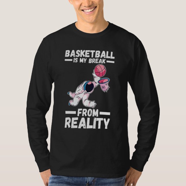 T-shirt Basket-ball des astronautes (Devant)