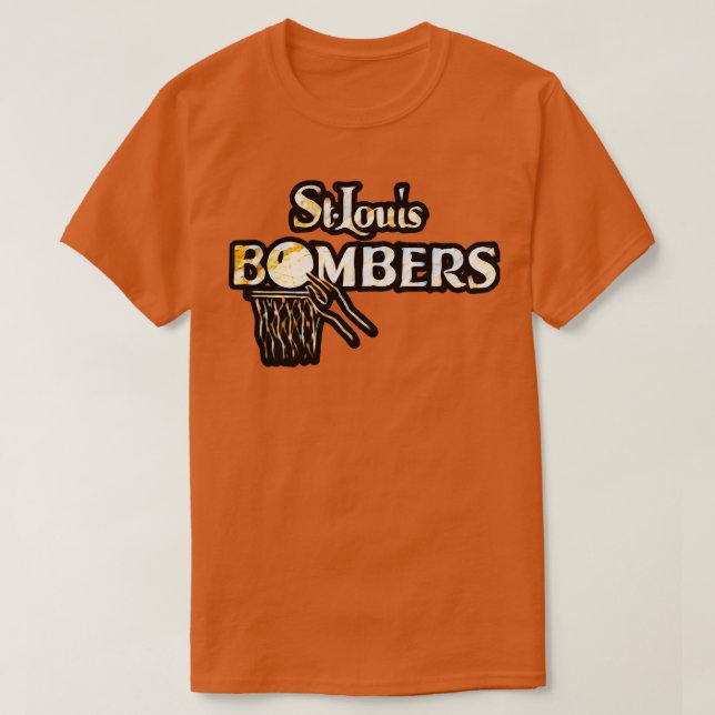 T-shirt Basket-ball des bombardiers de Saint-Louis (Design devant)