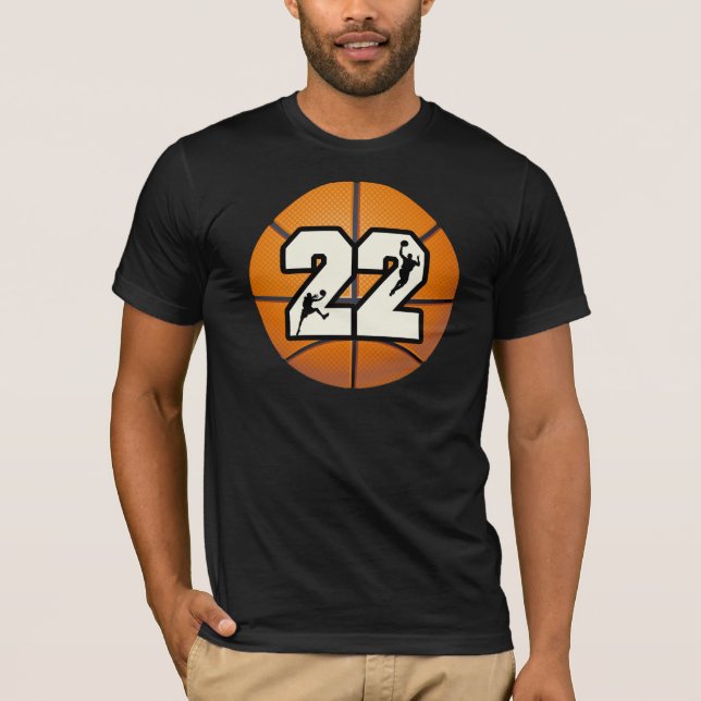 T-shirt Basket-ball du numéro 22 (Devant)