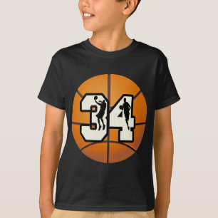 T-shirt Basket-ball du numéro 34