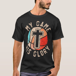 T-shirt Basket-Ball et Jésus Christ Christian Believer Hoo