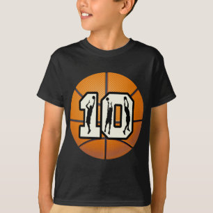 T-shirt Basket-ball et joueurs du numéro 10