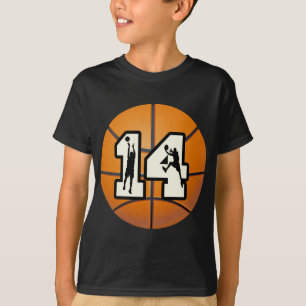T-shirt Basket-ball et joueurs du numéro 14