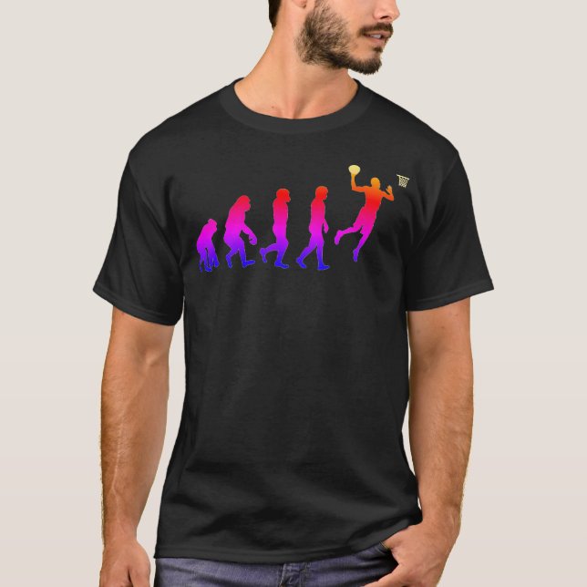 T-shirt Basket-ball Évolution (Devant)
