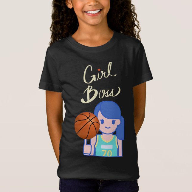 T-Shirt Basket-ball féminin (Devant)