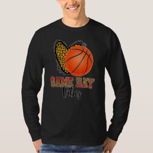 T-shirt Basket-ball Femmes Hommes Jeu Jeu Vibes Basket-bal