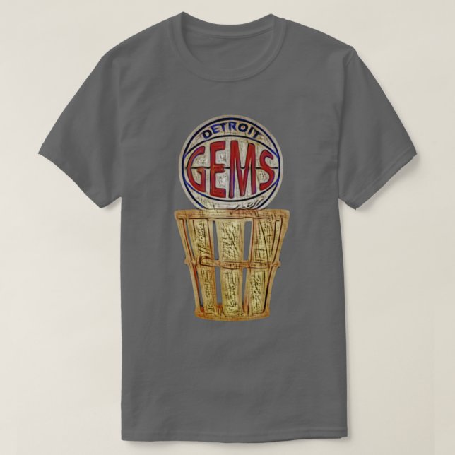 T-shirt Basket-ball Gems (Design devant)