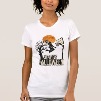 T-shirt Basket-ball Halloween Joyeux Halloween Sport Vinta