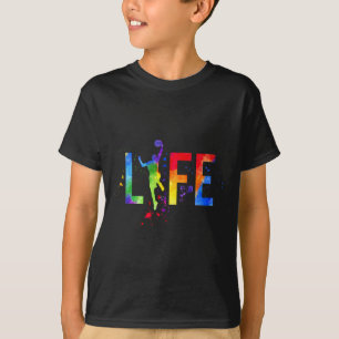 T-shirt Basket-ball Homme Ball Is Life Watercolor Basket-b