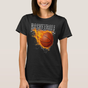 T-shirt Basket-ball Hoop Dunking Basketball Ho