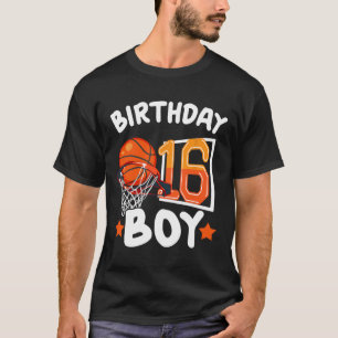 T-shirt Basket-ball Im 16 Ans 16e Anniversaire Boy Decor
