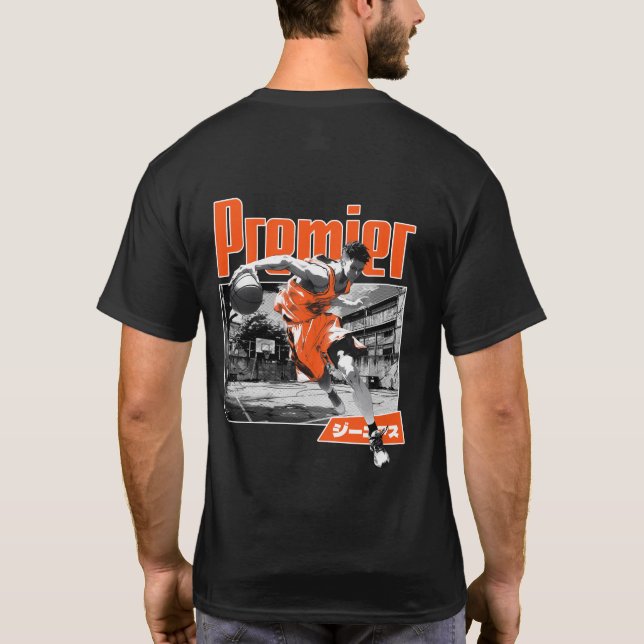 T-shirt Basket-ball inspiré par l'animal (Dos)