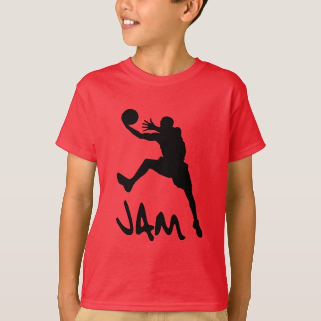 T-shirt Basket-ball Jam (Devant)