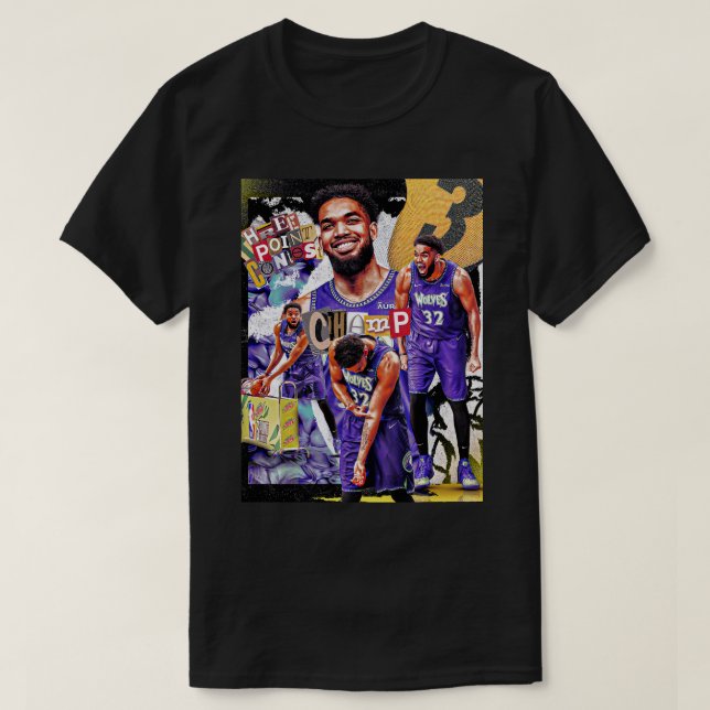 T-shirt Basket-ball Karl Anthony Towns 32 (Design devant)