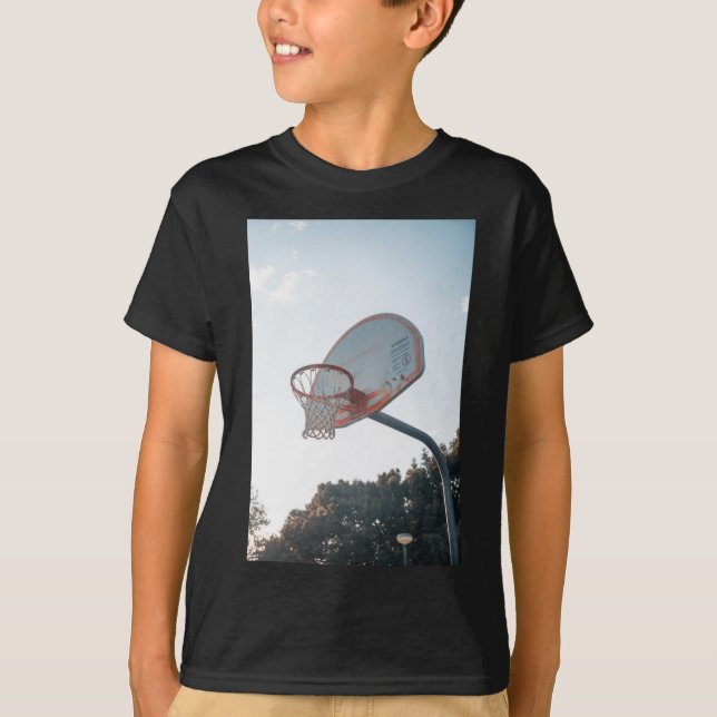 T-shirt Basket-ball - lever du soleil (Devant)