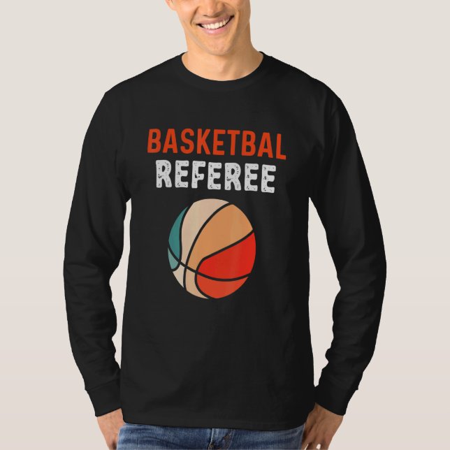 T-shirt Basket-Ball Maître De Règles Droit Du Jeu (Devant)