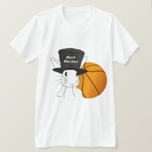 T-shirt Basket-ball March Mad Hare