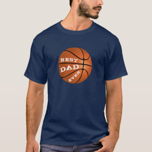 T-shirt Basket-ball meilleur papa jamais moderne Père`Jour