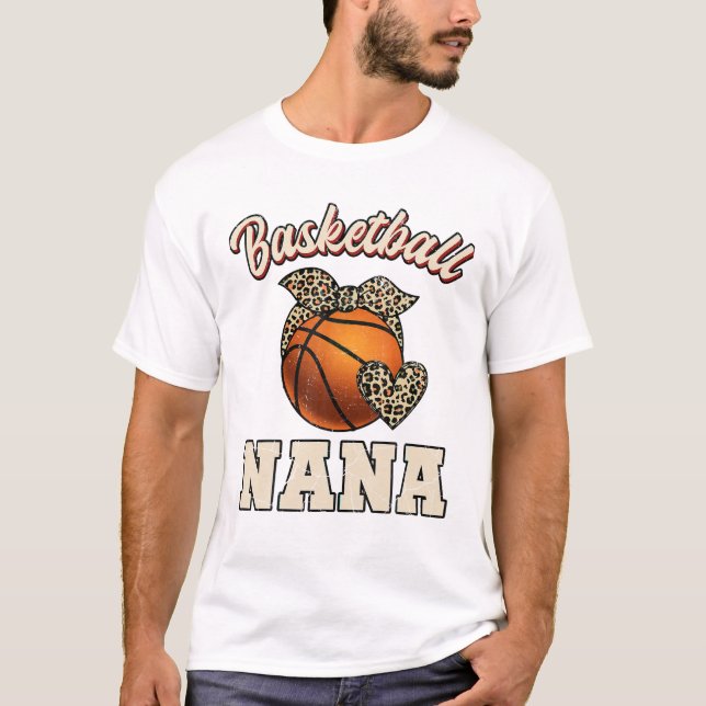T-shirt Basket-ball Nana Bandana Leopard (Devant)