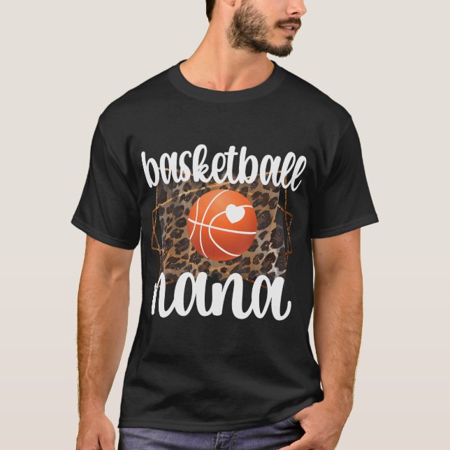 T-shirt Basket-Ball Nana Grandma Nana D'Une Playe De Baske (Devant)
