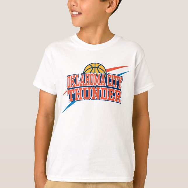 T-shirt Basket-ball NBA Oklahoma City Thunder (Devant)