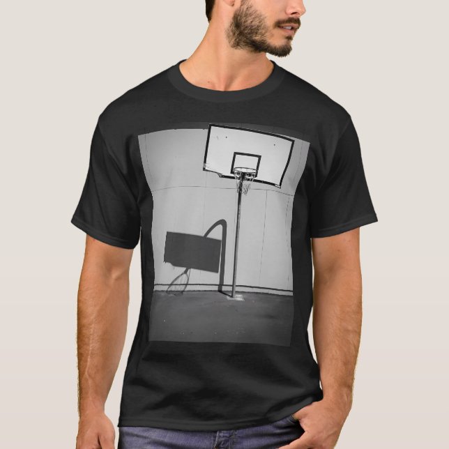 T-shirt Basket-Ball Net Et Backboard (Devant)