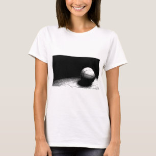 T-shirt Basket-ball noir blanc
