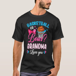 T-shirt Basket-Ball Ou Bows Grand-mère Vous Aime Révéler L