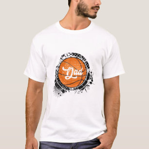T-shirt Basket-ball papa Basket-ball Vintage Famille Corre