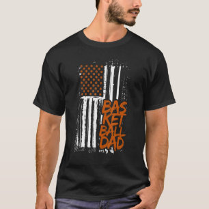 T-shirt Basket-ball Papa Coach Homme USA Drapeau Joueur pa