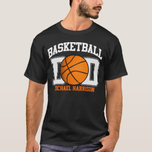 T-shirt Basket-ball papa (noir)