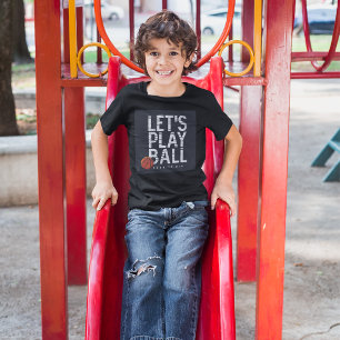 T-shirt Basket-ball permet de jouer Ball Né pour gagner de