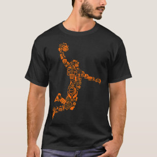 T-shirt Basket-ball regarde Red Art médical
