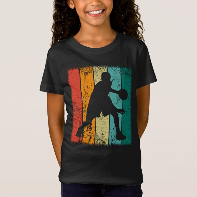 T-Shirt Basket-ball rétro (Devant)