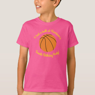 T-shirt Basket-ball rose fête d'anniversaire