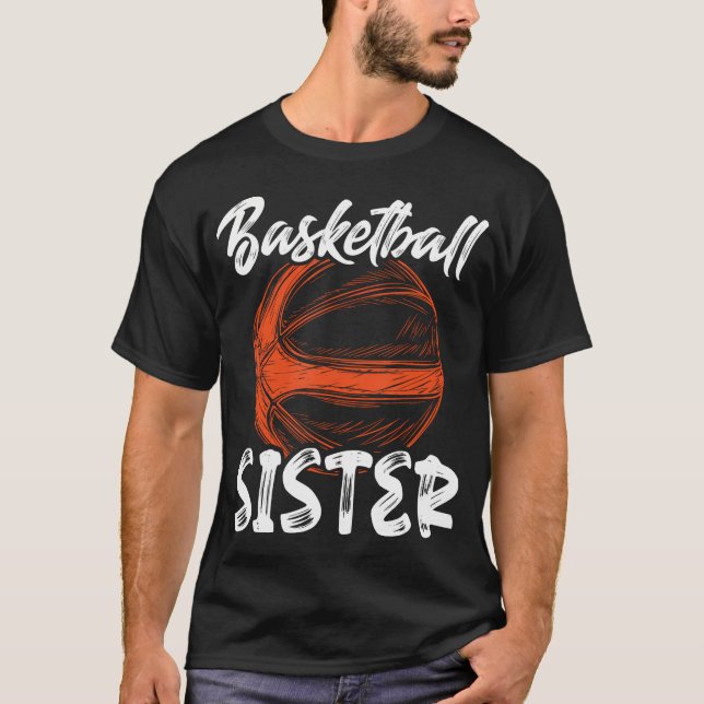T-shirt Basket-ball Soeur Femmes Famille Correspondant Bas (Devant)