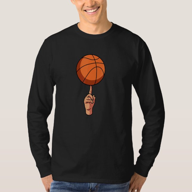 T-shirt Basket-ball Sport Places Streetball Baller B (Devant)