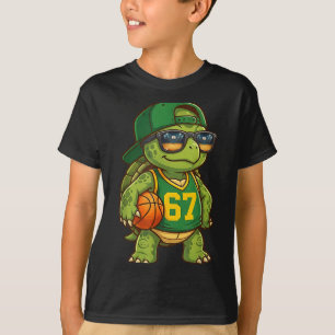 T-shirt Basket-ball Tortue 67 Argot Gen Alpha Srts Hommes 