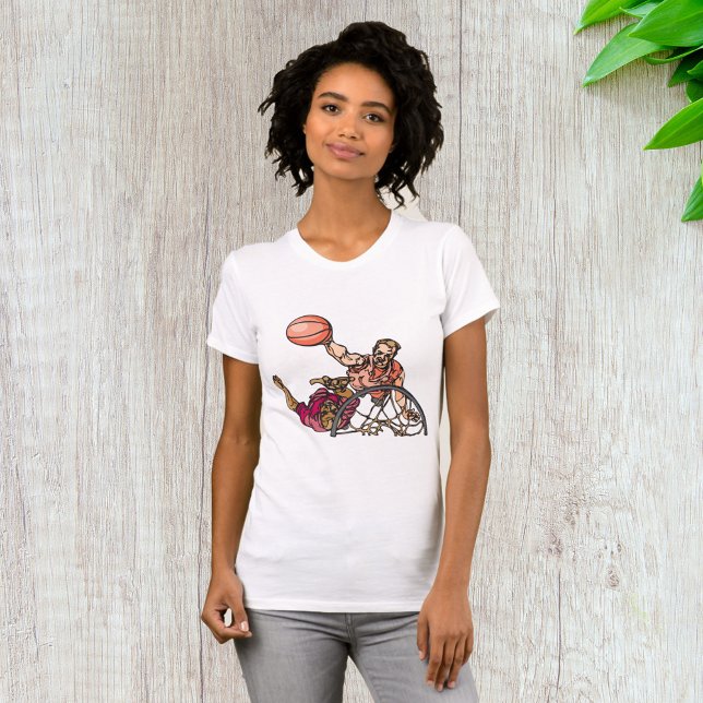 T-shirt Basket-ball un contre un (Créateur téléchargé)